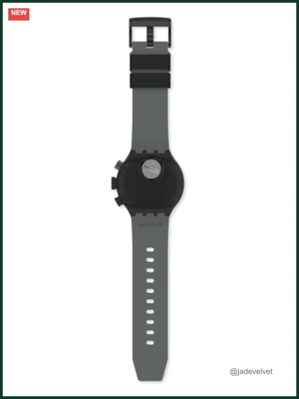Big Bold Chrono Unisex Watch 47mm Plastic Quartz Water Resistant